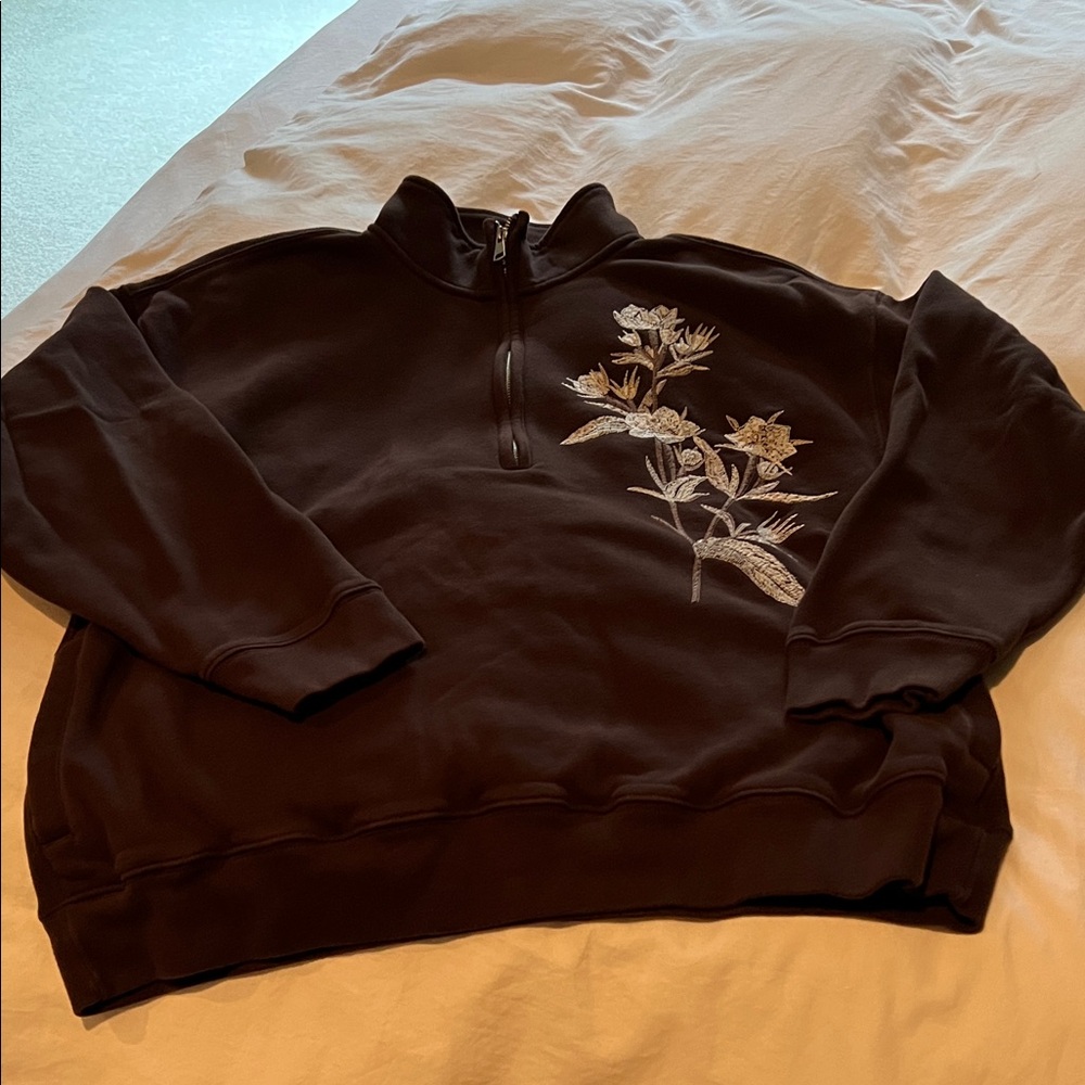 Abercrombie & Fitch 1/2 zip with pockets